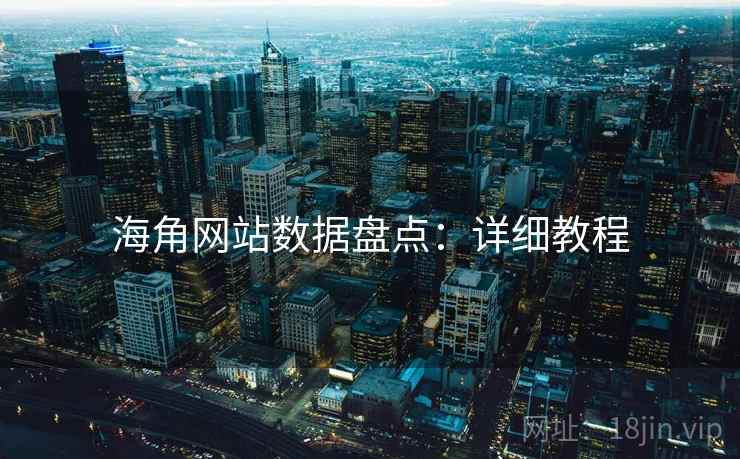 海角网站数据盘点：详细教程