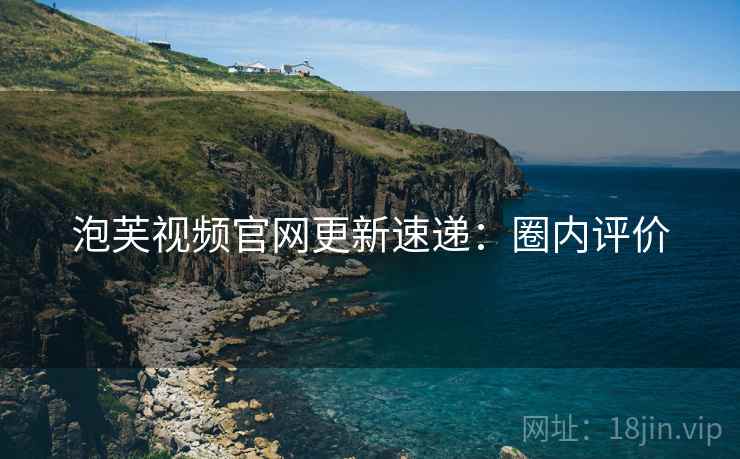 泡芙视频官网更新速递：圈内评价